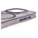 Wozinsky Glitter Case with Mag Safe for Samsung Galaxy S25 - Purple with Glitter