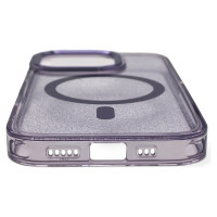 Wozinsky Glitter Case with Mag Safe for Samsung Galaxy S25 - Purple with Glitter