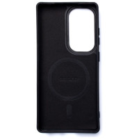 Wozinsky Carbon Fiber Case with MagSafe for Samsung Galaxy S25 - Black