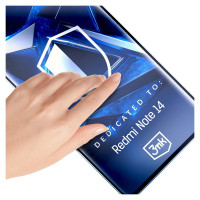 3Mk Protection Tempered glass 3mk HardGlass Max Lite Black for Xiaomi Redmi Note 14 5G