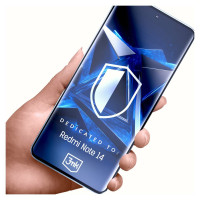 3Mk Protection Tempered glass 3mk HardGlass Max Lite Black for Xiaomi Redmi Note 14 5G