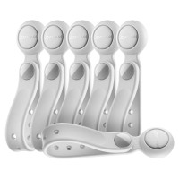 Joyroom JR-ZS422 Cable Organizer Silicone Headband with Magnet, Set of 6 - White