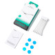 Joyroom JR-ZS422 Cable Organizer Silicone Headband with Magnet, Set of 6 - White