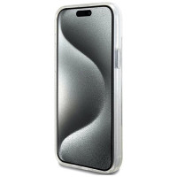 Guess GUHMP15MHRSGSD iPhone 15 Plus / 14 Plus 6.7" transparent/transparent hardcase Ring Stand Script Glitter MagSafe