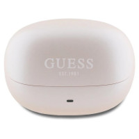 Guess Bluetooth Headphones GUTWST88MCTGP TWS + Docking Station Pink Capsule Printed Logo