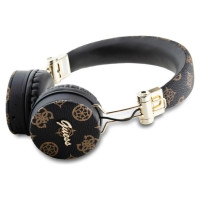 Guess Bluetooth ENC GUBH70EPOSMK on-ear headphones black/black Peony Script Round Shape