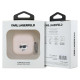 Karl Lagerfeld KLA4RUNCHP AirPods 4 cover pink Silicone Choupette Head 3D