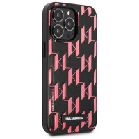 Karl Lagerfeld Monogram Plaque iPhone 13 Pro / 13 6.1" Case - Pink