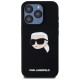 Karl Lagerfeld KLHMP15XSKHPPLK iPhone 15 Pro Max 6.7" black/black hardcase Silicone Karl Head Print MagSafe