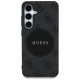 Guess 4G Round Patch Classic Logo MagSafe case for Samsung Galaxy S25 Plus black