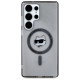 Karl Lagerfeld Button Choupette Head Printed Logo MagSafe Samsung Galaxy S25 Ultra case black
