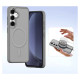 Dux Ducis Lawa Leather Case for Samsung Galaxy S25+ with Detachable Magnetic Wallet - Gray