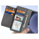 Dux Ducis Lawa Leather Case for Samsung Galaxy S25+ with Detachable Magnetic Wallet - Gray