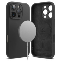 Ringke Silicone MagSafe iPhone 16 Pro Case - Black