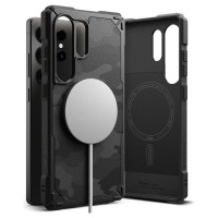 Ringke Rugged Gear MagSafe Case for Samsung Galaxy S25 Ultra - Black Camo