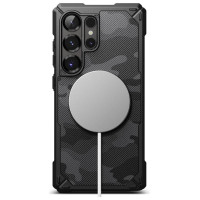 Ringke Rugged Gear MagSafe Case for Samsung Galaxy S25 Ultra - Black Camo