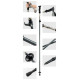 Qunature Nordic Walking Trekking Pole Aluminum 110 - 130 cm 1 pc. - Brown