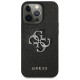 Guess Saffiano 4G Metal Logo case for iPhone 13 Pro / 13 6.1" - black