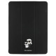 Karl Lagerfeld Saffiano Magnetic Karl & Choupette iPad Air 13" 2024 Book Cover Case - Black