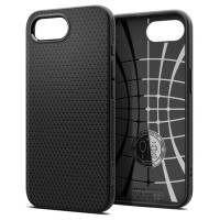 Spigen Liquid Air iPhone 16e Case - Matte Black