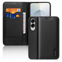 Dux Ducis Hivo Samsung Galaxy S25 Edge Case with Flip and RFID Protection - Black