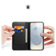 Dux Ducis Hivo Samsung Galaxy S25 Edge Case with Flip and RFID Protection - Black