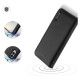 Dux Ducis Hivo Samsung Galaxy S25 Edge Case with Flip and RFID Protection - Black