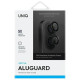 Uniq Optix Aluminum Camera Lens Protector iPhone 16 / 16 Plus with applicator - black