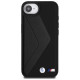 BMW Oversized Stripes MagSafe case for iPhone 16e - black