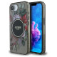 Guess IML Flowers MagSafe iPhone 16e Case - Black