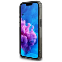 Guess IML Flowers MagSafe iPhone 16e Case - Black