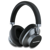 Karl Lagerfeld Saffiano Elongated Bluetooth ANC On-Ear Headphones - Black