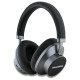 Karl Lagerfeld Saffiano Elongated Bluetooth ANC On-Ear Headphones - Black