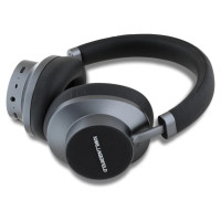 Karl Lagerfeld Saffiano Elongated Bluetooth ANC On-Ear Headphones - Black