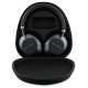 Karl Lagerfeld Saffiano Elongated Bluetooth ANC On-Ear Headphones - Black