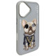 Nimmy Glasses Cool Dog iPhone 16 Case - Gray