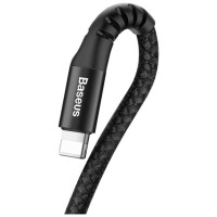 Baseus Fish Eye spring USB-A / Lightning 2A cable 1m - black