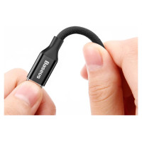 Baseus Yiven fabric braided cable USB / Lightning 1.8M black (CALYW-A01)