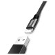 Baseus Yiven fabric braided cable USB / Lightning 1.8M black (CALYW-A01)