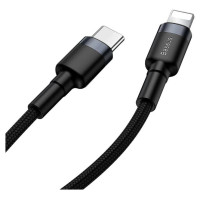 Baseus CATLKLF-G1 Lightning - USB-C PD QC cable 18W 480Mb/s 1m - black and gray