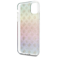 Guess GUHCN65PEOML iPhone 11 Pro Max multicolor hard case Iridescent 4G Peony