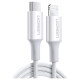 Ugreen US171 Lightning - USB-C MFi PD cable 20W 480Mb/s 1m - white