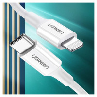 Ugreen US171 Lightning - USB-C MFi PD cable 20W 480Mb/s 1m - white