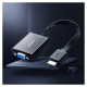 Ugreen adapter HDMI - VGA micro USB / audio 3.5 mm mini jack black (40248)