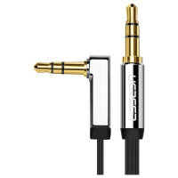Ugreen flat cable AUX audio cable 3.5 mm mini jack 5m silver (10729)