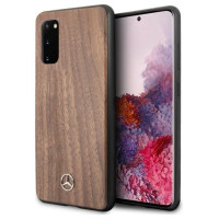 Mercedes MEHCS62VWOLB S20 G980 hard case brązowy/brown Wood Line Walnut