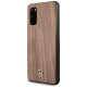 Mercedes MEHCS62VWOLB S20 G980 hard case brązowy/brown Wood Line Walnut