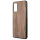 Mercedes MEHCS62VWOLB S20 G980 hard case brązowy/brown Wood Line Walnut