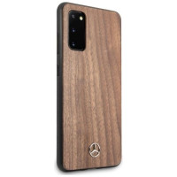 Mercedes MEHCS62VWOLB S20 G980 hard case brązowy/brown Wood Line Walnut