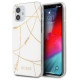 Guess GUHCP12SPCUCHWH iPhone 12 mini 5.4" white/white hardcase Gold Chain Collection